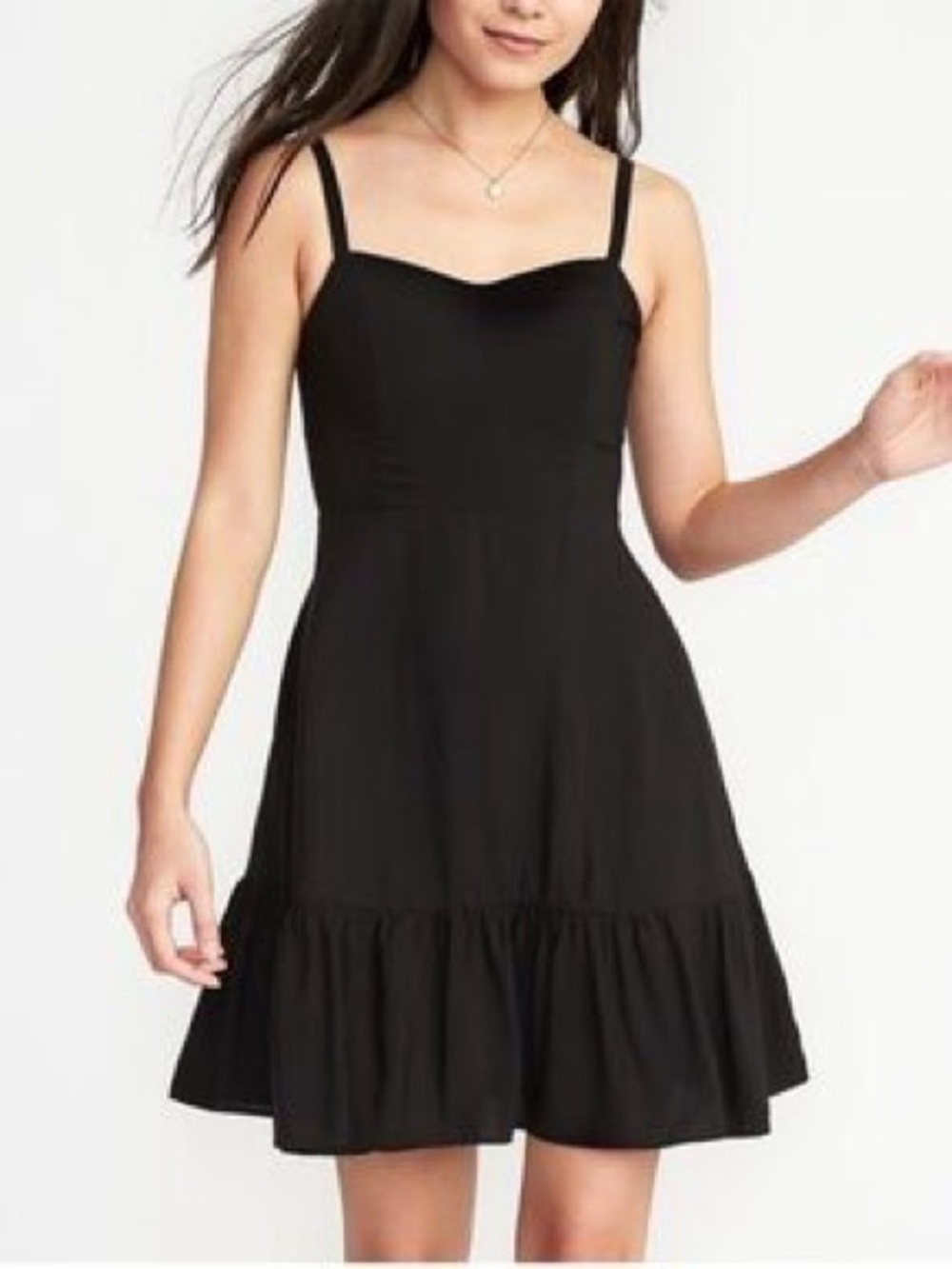 Old Navy Black Spaghetti-Strap Mini Dress